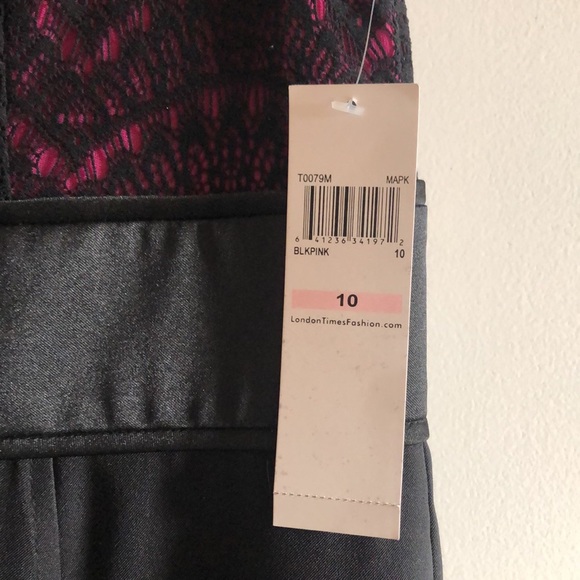 Lace top party dress - new with tags size 10 - Picture 4 of 4